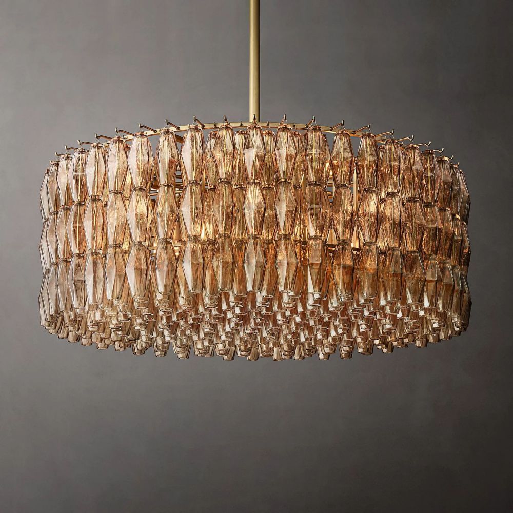 Chara Round Chandelier-MEET LIGHTING