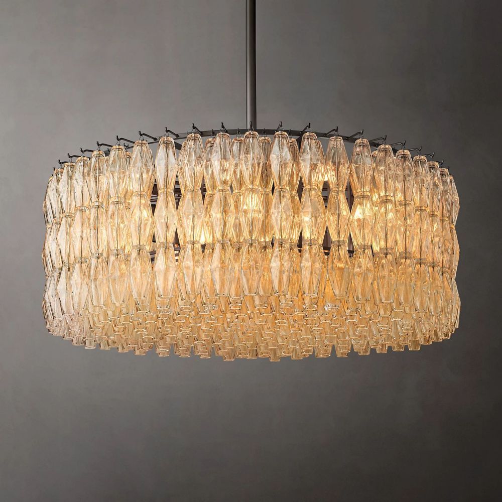 Chara Round Chandelier-MEET LIGHTING