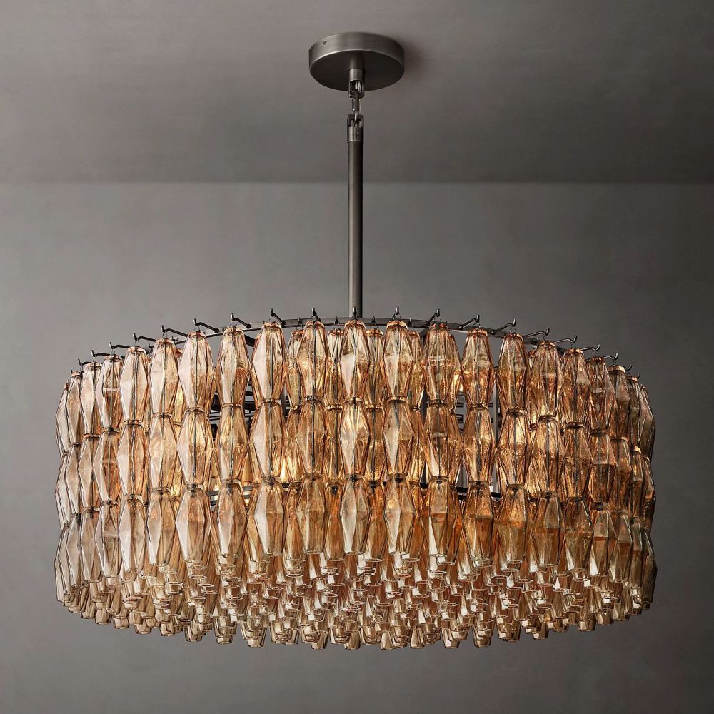 Tara Round Chandelier-Meet Lighting