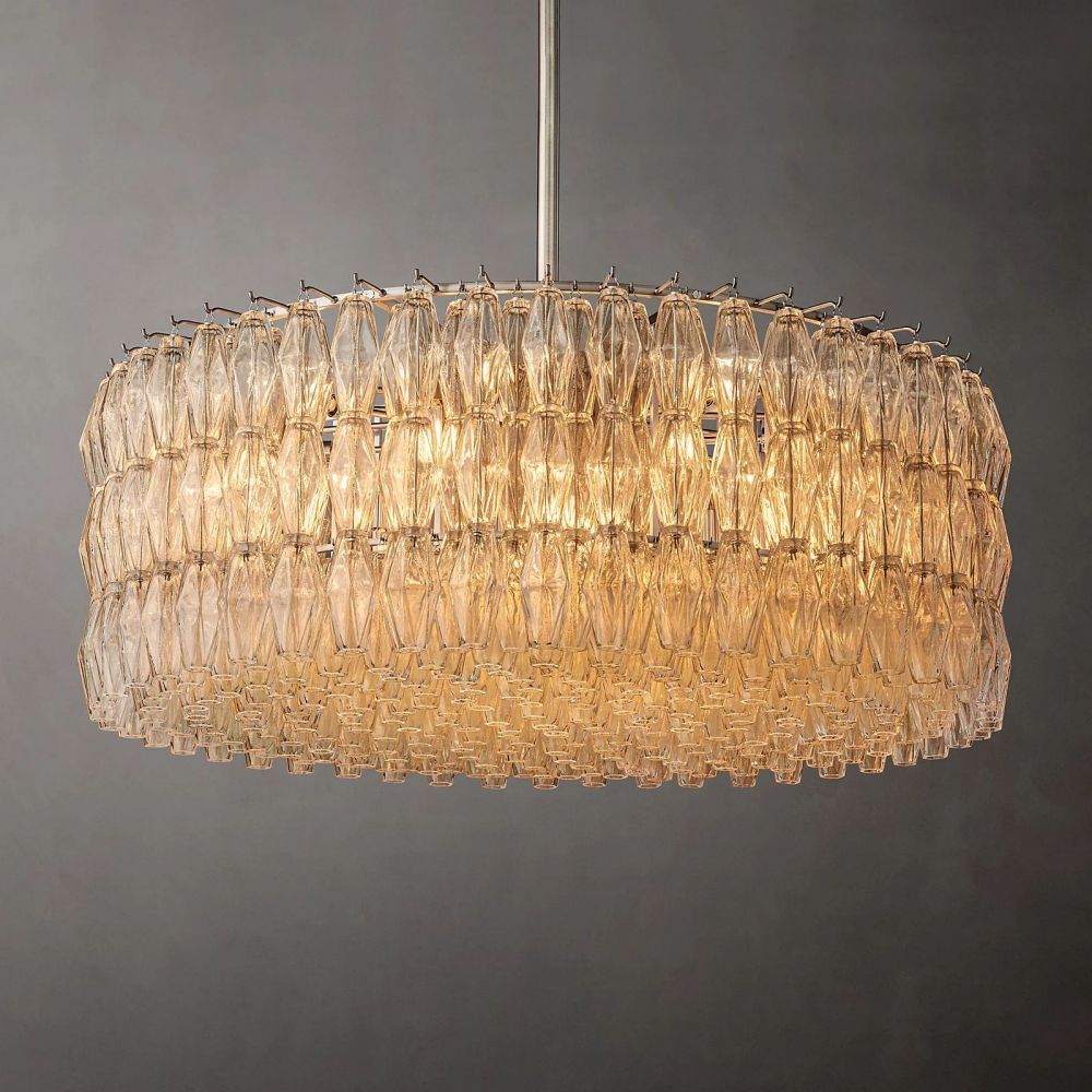 Chara Round Chandelier-MEET LIGHTING