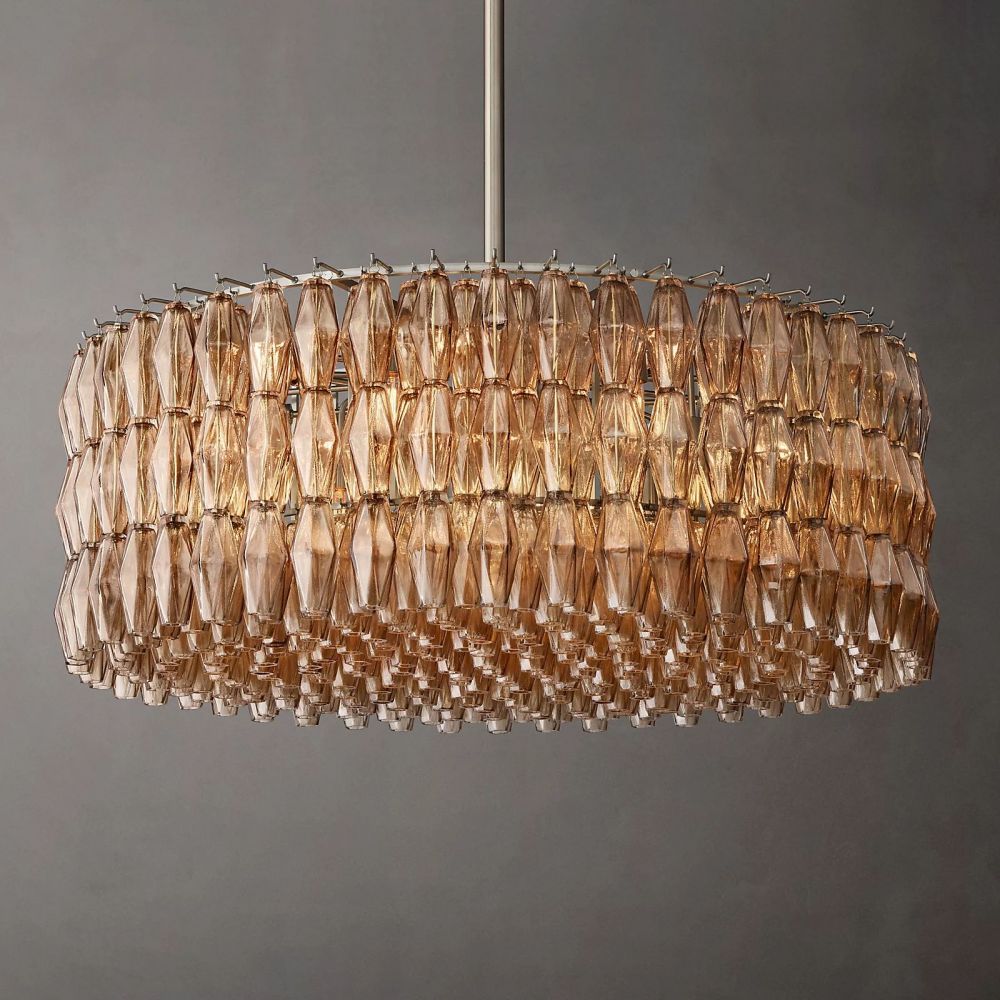 Tara Round Chandelier-Meet Lighting