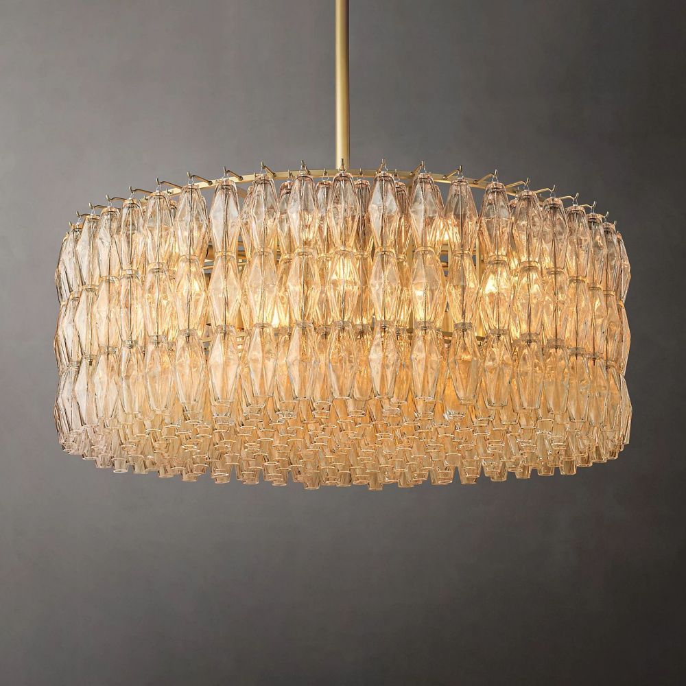 Tara Round Chandelier-Meet Lighting