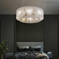 Theseus Alabaster Anne Modern 2 tier Round Art Chandelier-Meet Lighting