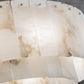 Theseus Alabaster Anne Modern 2 tier Round Art Chandelier-Meet Lighting