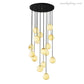 Theseus Alabaster Marble Global Wave Chandelier-Meet Lighting