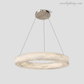 Theseus Alabaster Round Chandelier-Meet Lighting