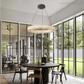 Theseus Alabaster Round Chandelier-Meet Lighting