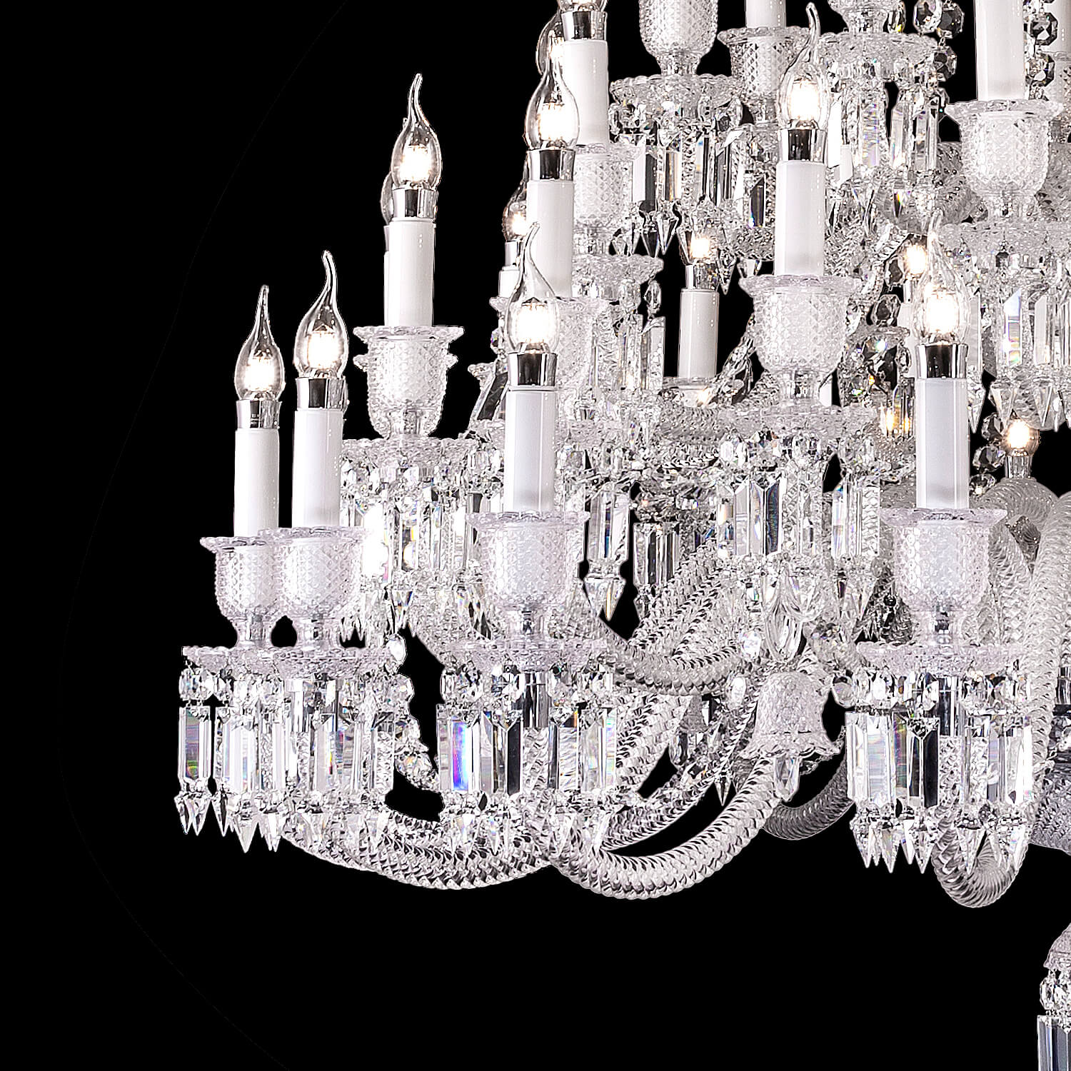 Traditional Luxury Baccarat Zenith Crystal Chandelier-MEET LIGHTING