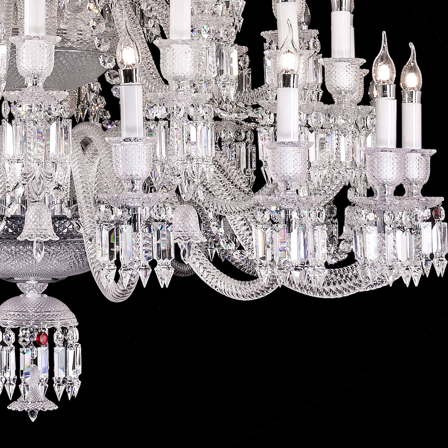 Traditional Luxury Baccarat Zenith Crystal Chandelier-MEET LIGHTING