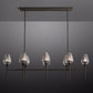 Tulip Linear Chandelier 52", Island Chandelier Over Kitchen Table-Meet Lighting