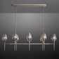 Tulip Linear Chandelier 52", Island Chandelier Over Kitchen Table-Meet Lighting