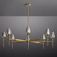 Tulip Round Living Room Chandelier 54"-Meet Lighting