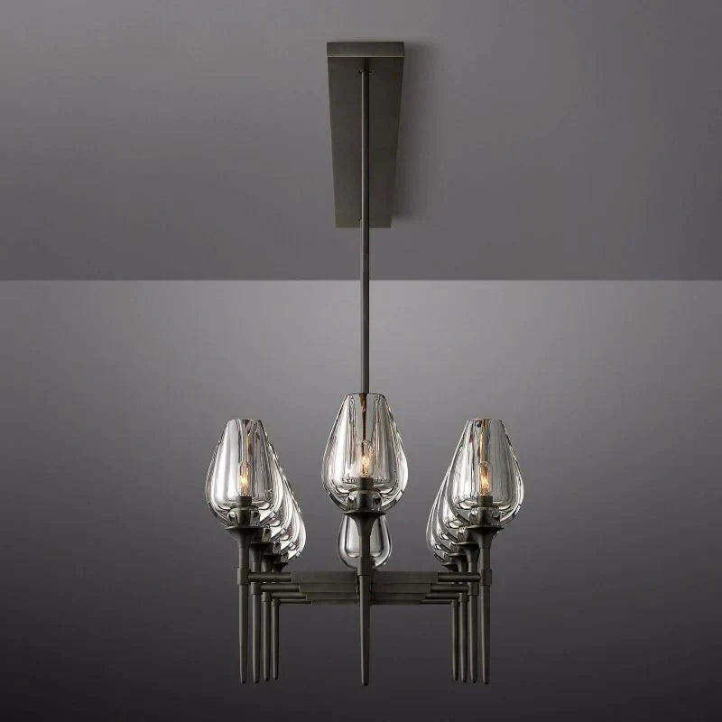 Tulip Linear Chandelier 65"-MEET LIGHTING