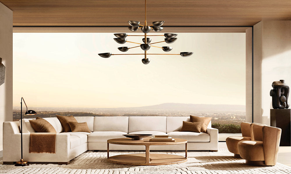 GRAPHIC CHANDELIER 70"