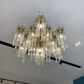 Modern Luxury Tiered Glass Cylinders Chandelier for Living Room/Bedroom/Dining Room/Bathroom-MEET LIGHTING