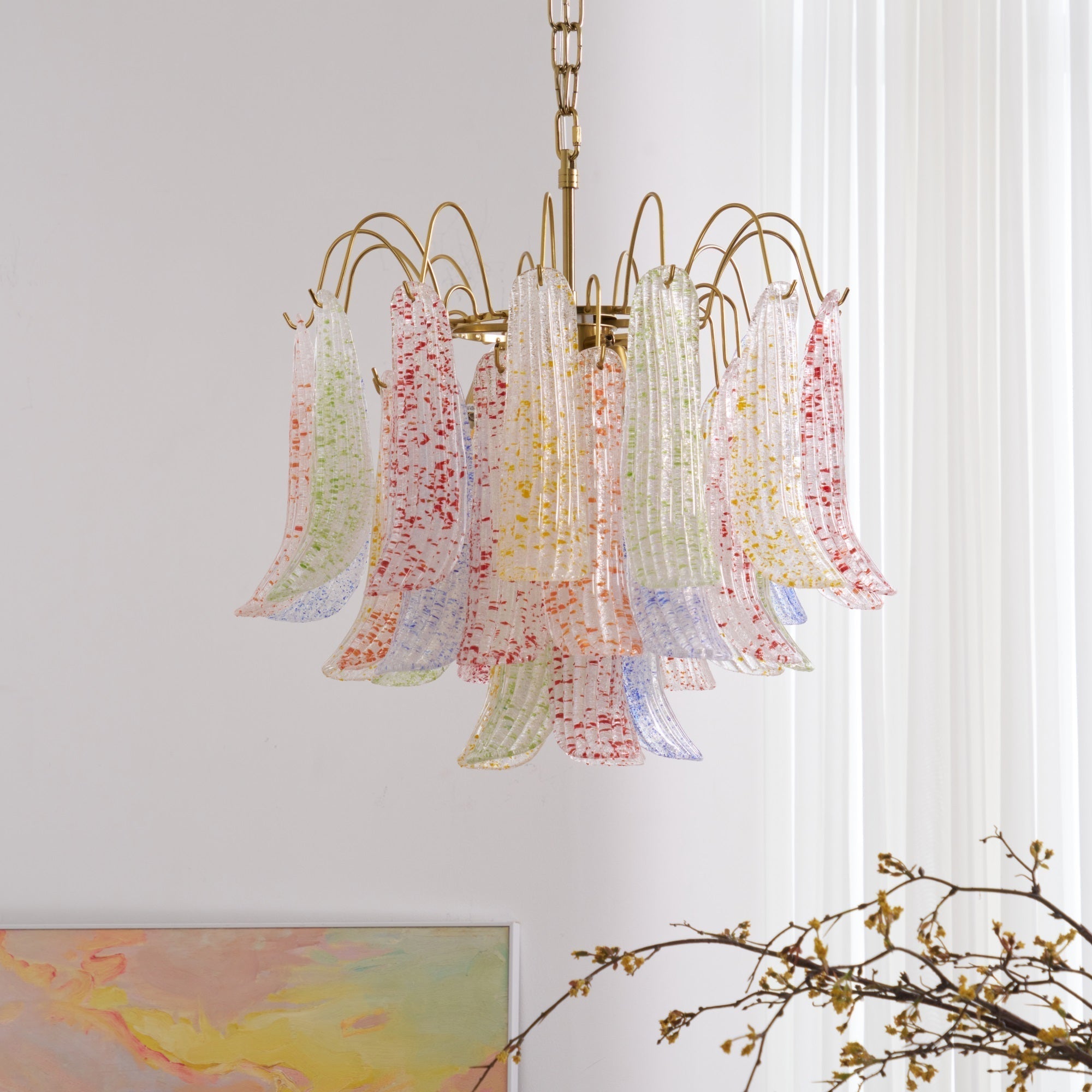 Venini Murano Glass Chandelier