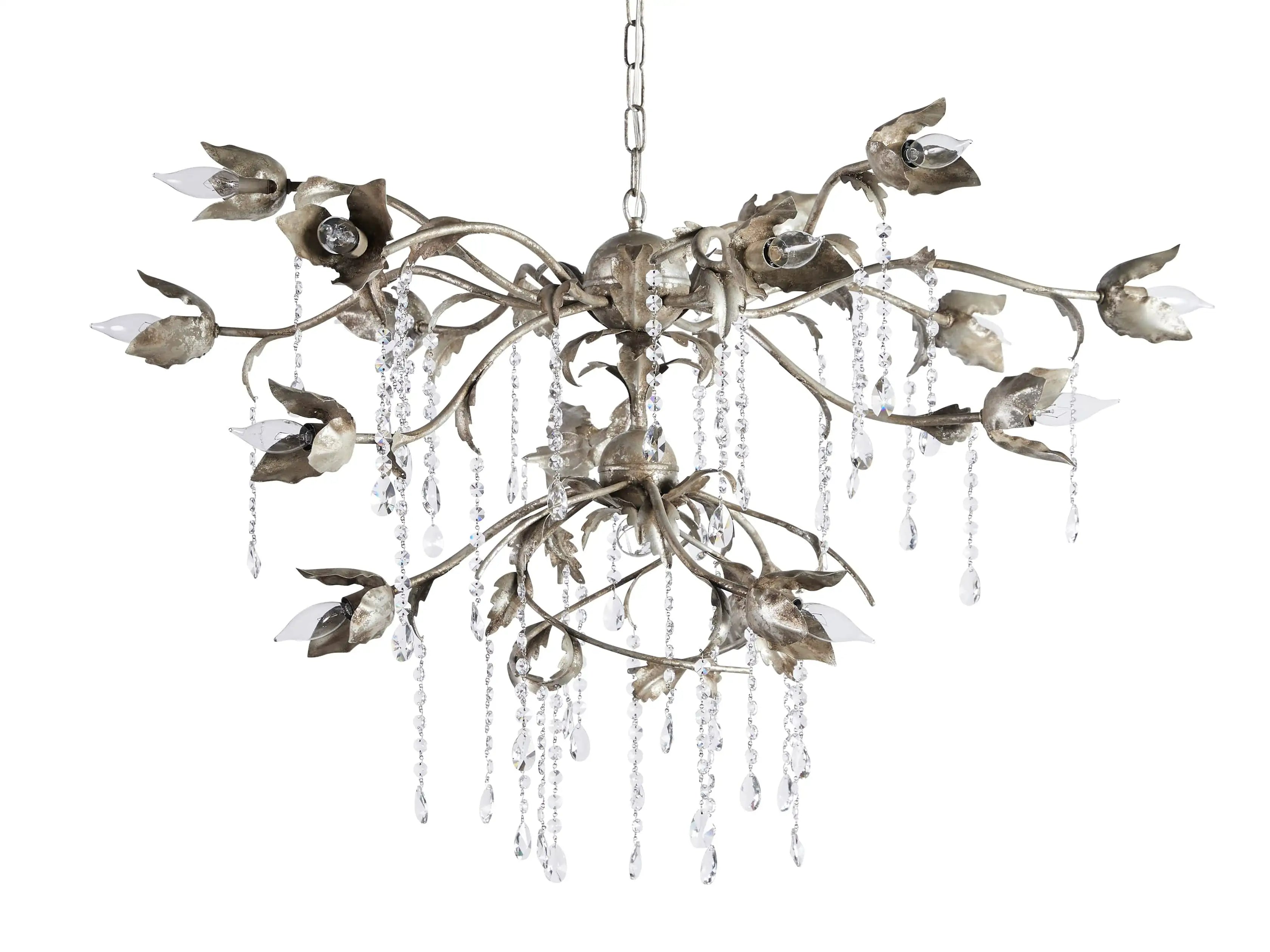Viticcio Round Silver Chandelier-Momo Lighting