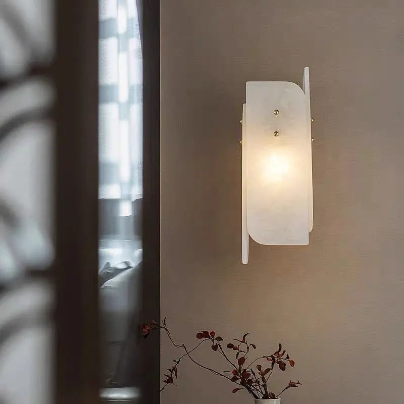 Alabaster Bedroom Wall Sconces Lighting    Wall Sconce [product_tags] Fabtiko