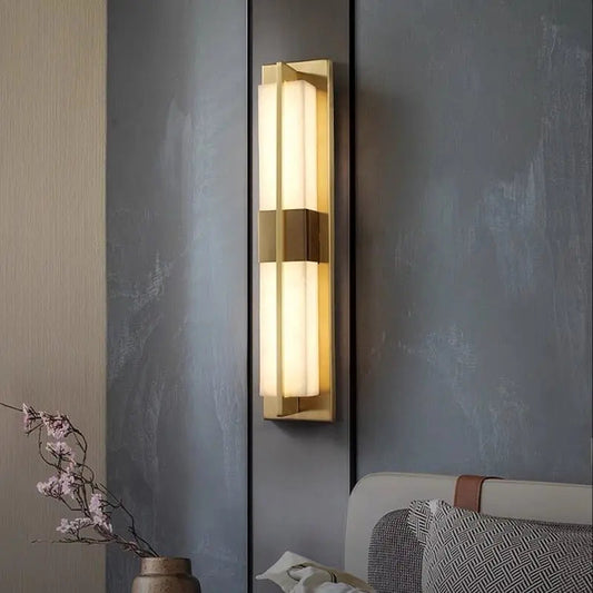 Alabaster Hallway Wall Sconce Light Fixtures    Wall Sconce [product_tags] Fabtiko