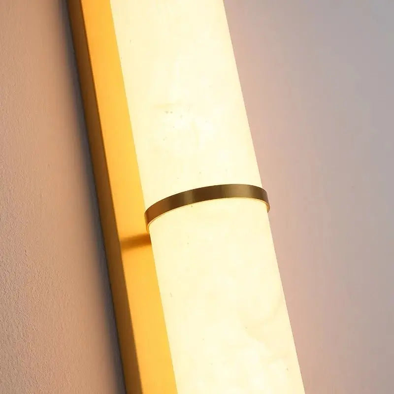 Alabaster Linear Wall Sconce For Living Room    Wall Sconce [product_tags] Fabtiko