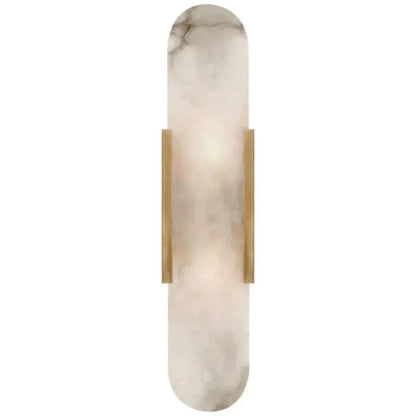 Alabaster Linear kitchen Wall Sconce 13.8"H*4.05"W Brass  Wall Sconce [product_tags] Fabtiko