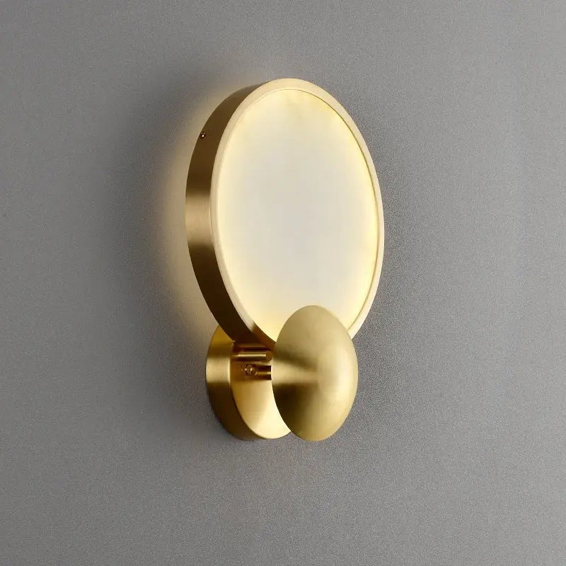 Alabaster Round Modern Wall Sconce    Wall Sconce [product_tags] Fabtiko