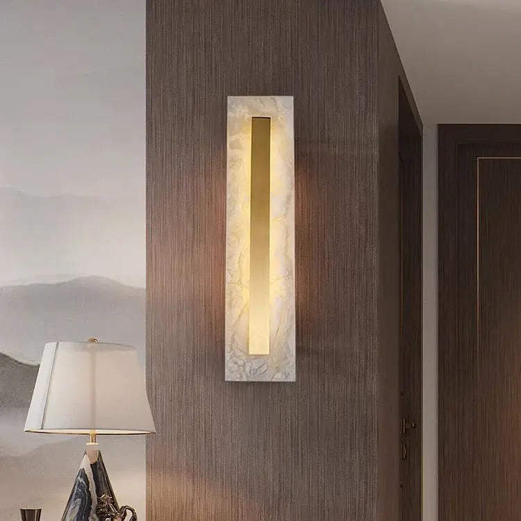 Alabaster Wall Lights Fixture For Living Room Style B: 5.51"W*23.62"H   Wall Sconce [product_tags] Fabtiko