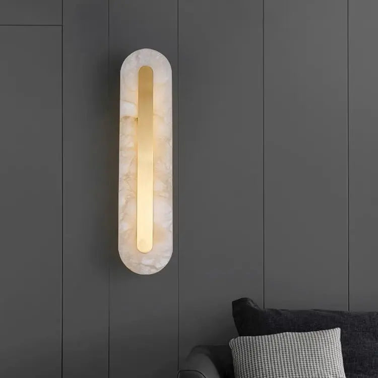 Alabaster Wall Lights Fixture For Living Room    Wall Sconce [product_tags] Fabtiko