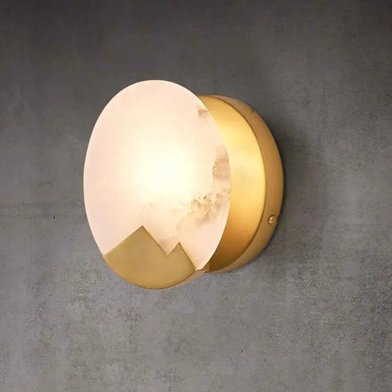 Alabaster Wall Sconces Lighting For Living Room    Wall Sconce [product_tags] Fabtiko