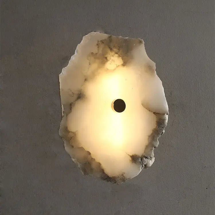 Real Alabaster Wall Sconces Modern 1 Lights   Wall Sconce [product_tags] Fabtiko