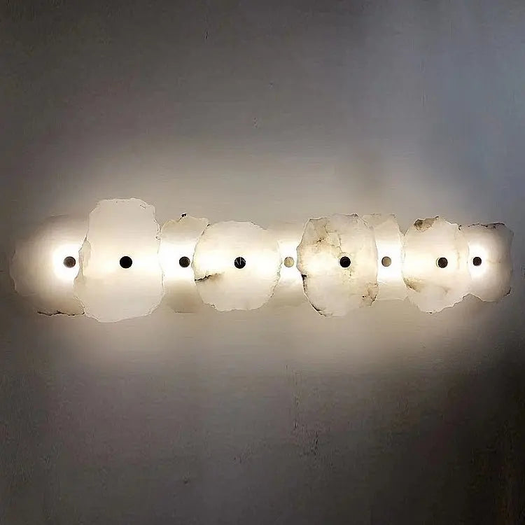 Real Alabaster Wall Sconces Modern 9 Lights   Wall Sconce [product_tags] Fabtiko