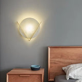 Round Alabaster Wall Sconces For Bedroom    Wall Sconce [product_tags] Fabtiko