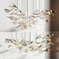 Wave Floating Leaf Chandelier-Meet Lighting