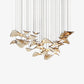 Wave Floating Leaf Chandelier-Meet Lighting