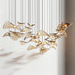 Wave Floating Leaf Chandelier