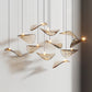 Wave Floating Leaf Chandelier