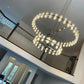 Wineglass Crystal Modern Glass Chandelier 36" 48" 60" 54" 72"-Meet Lighting