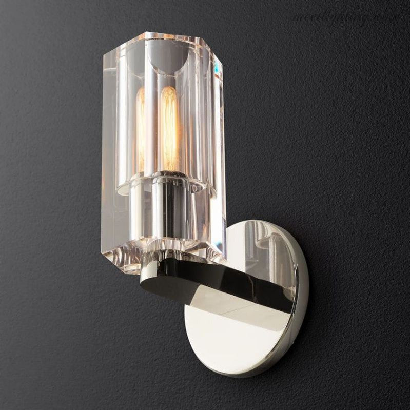 Wineglass Crystal Sconce-Meet Lighting