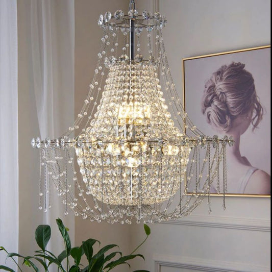 Yolanda Empire Crystal Chandelier-Meet Lighting