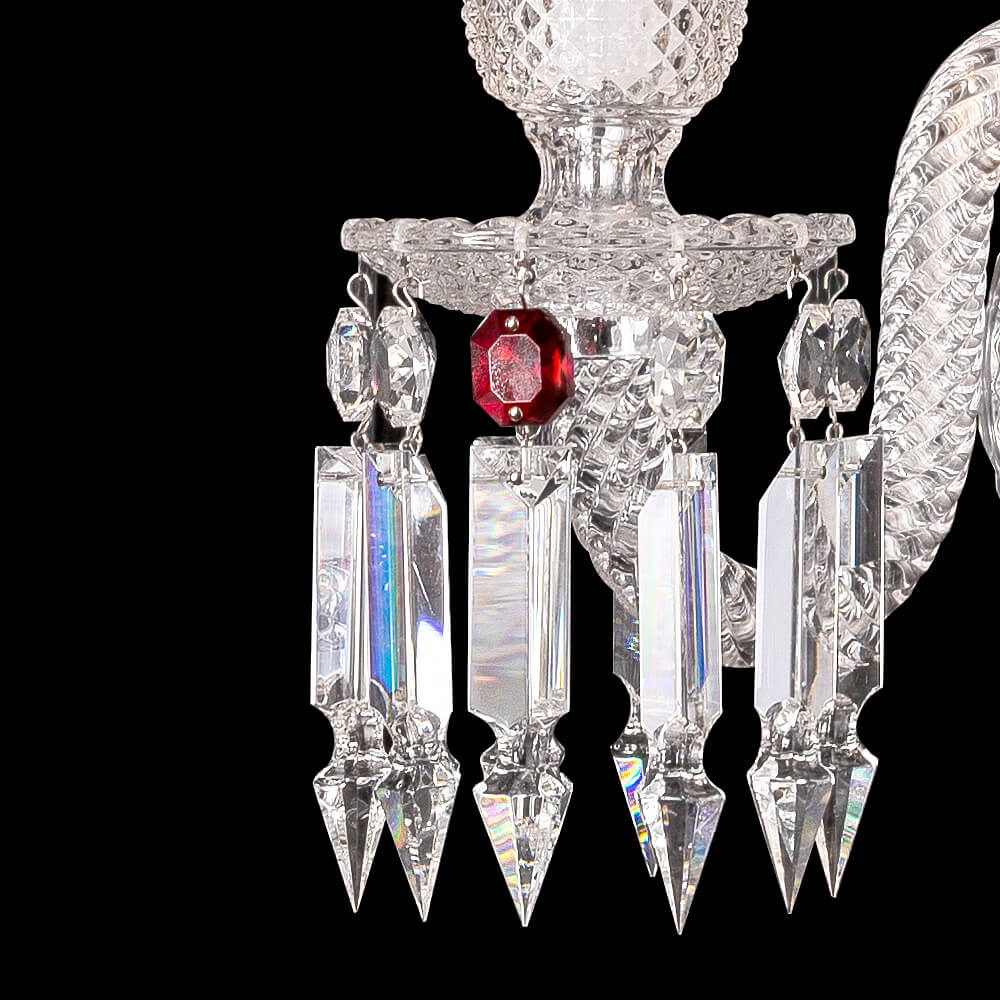 Zenith Baccarat Crystal Wall Sconce-Meet Lighting