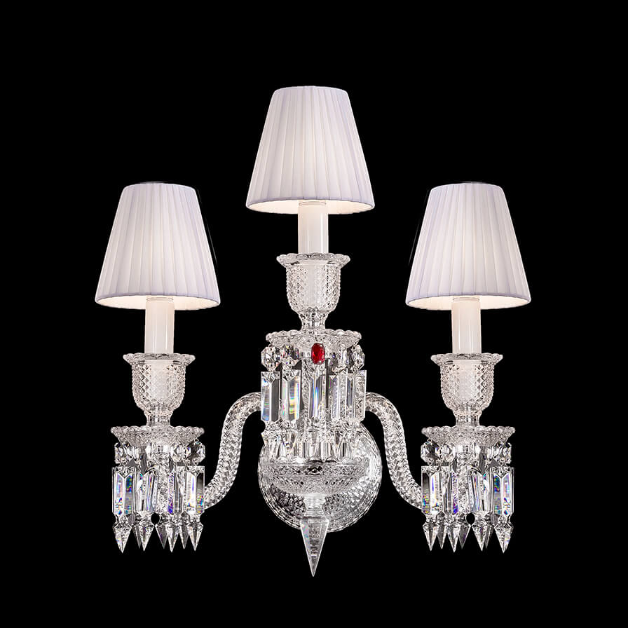 Zenith Baccarat Crystal Wall Sconce-Meet Lighting