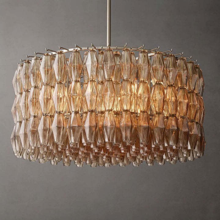 Chiaray Glass Round Chandelier 37"