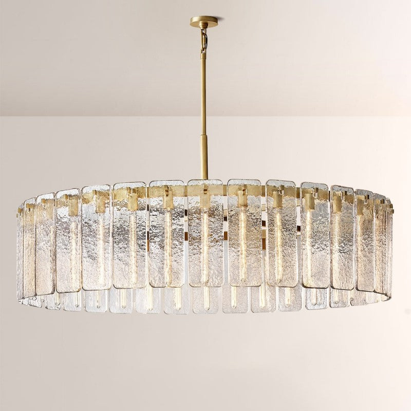 Camette Glass Round Chandelier 60"D