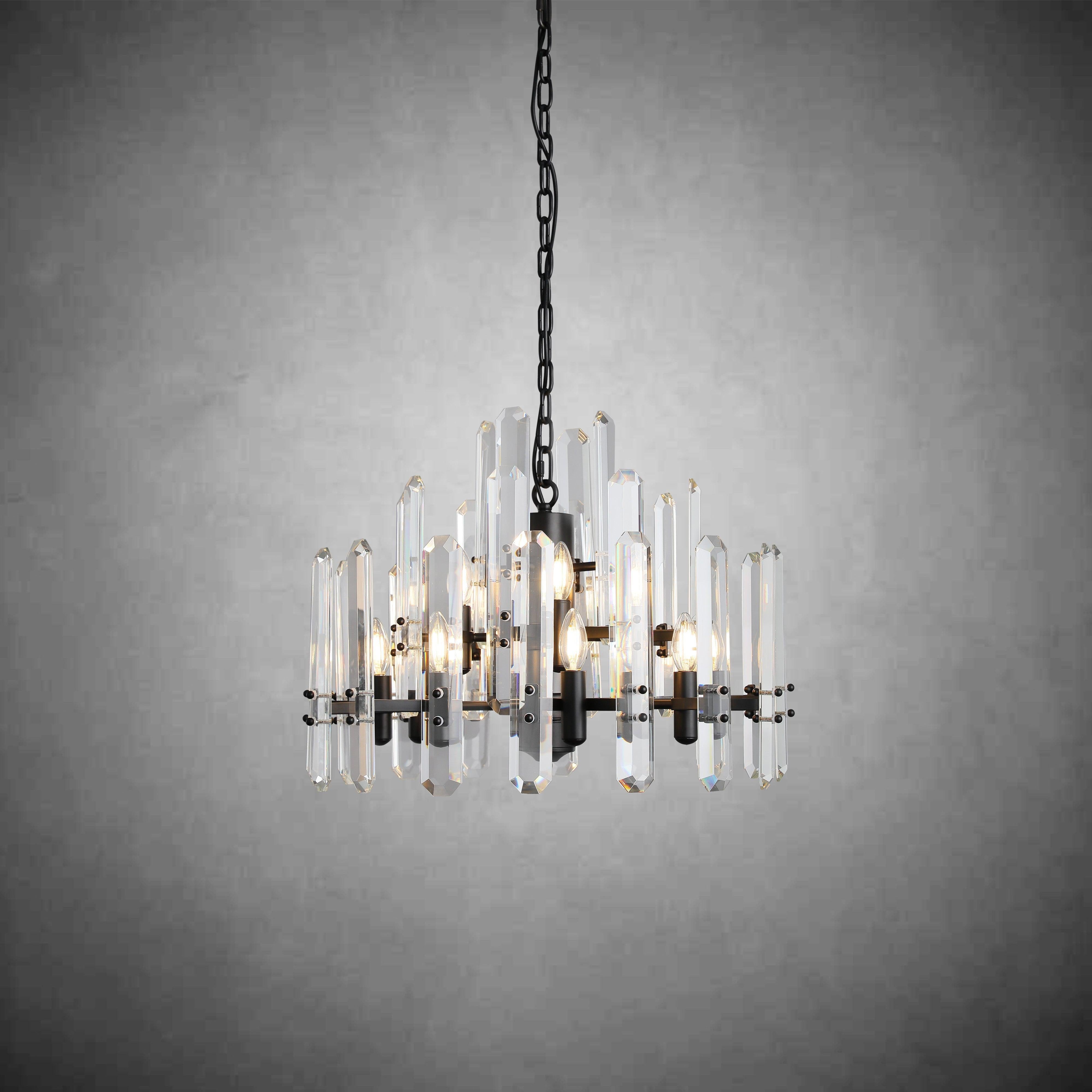 Boniton Crystal Round Chandelier 24"36''48''