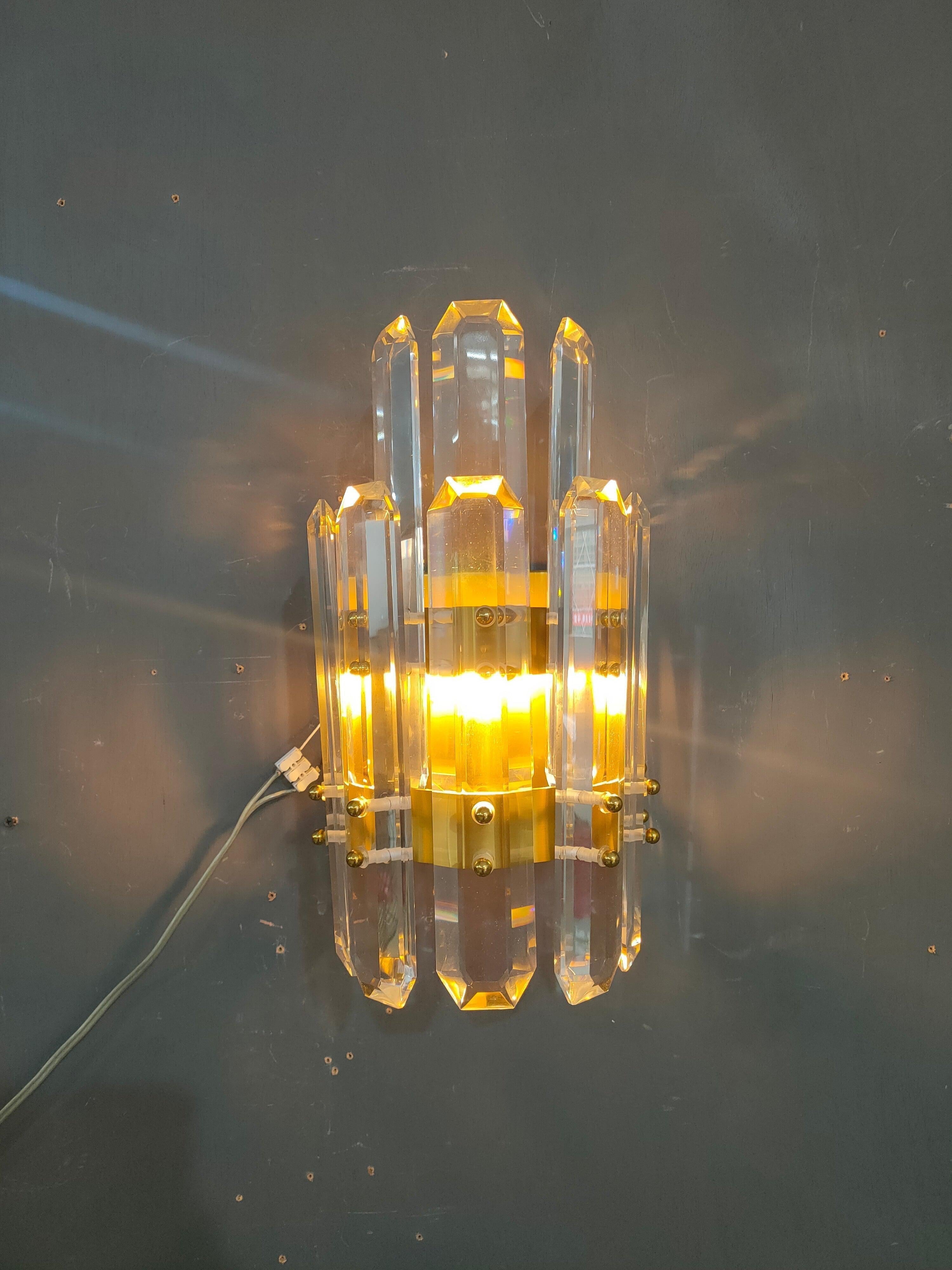 Boniton Crystal  Wall Sconce