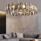 Multi-Sided Crystal Round Chandelier