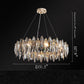 Multi-Sided Crystal Round Chandelier