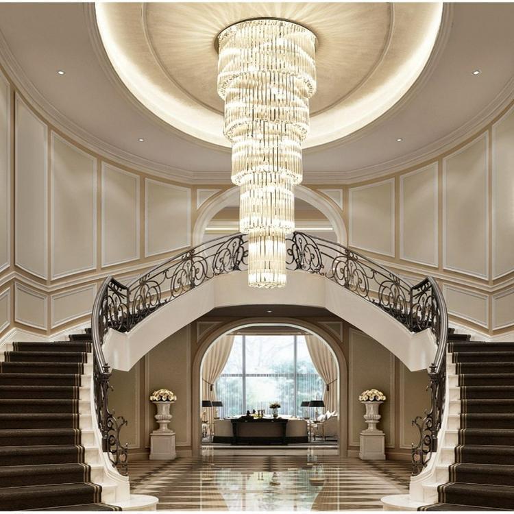 Camille Multiple Tier Crystal Chandelier - Diameter( 15.8 in ) x Height ( 39.4 in )3 Layers Meet Lighting