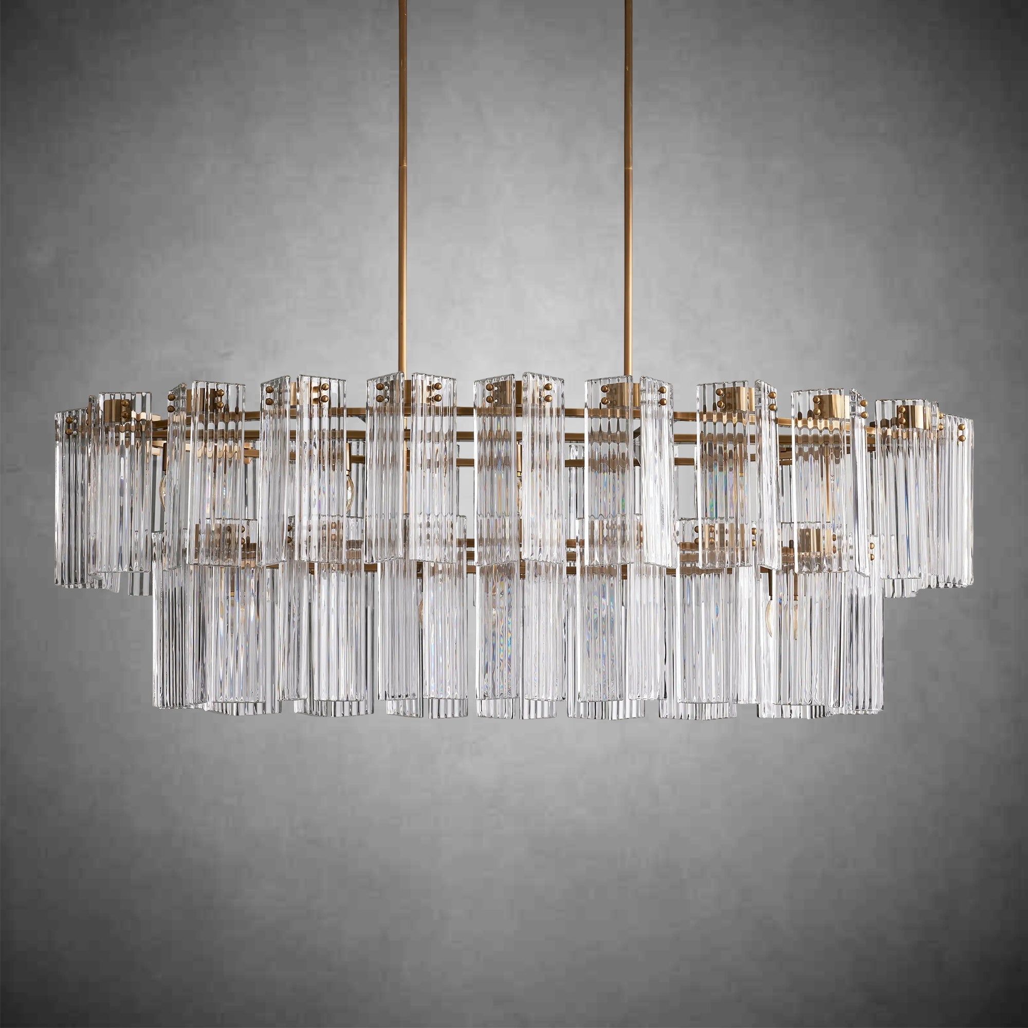 Delsie Oval Chandelier 51''63''72''