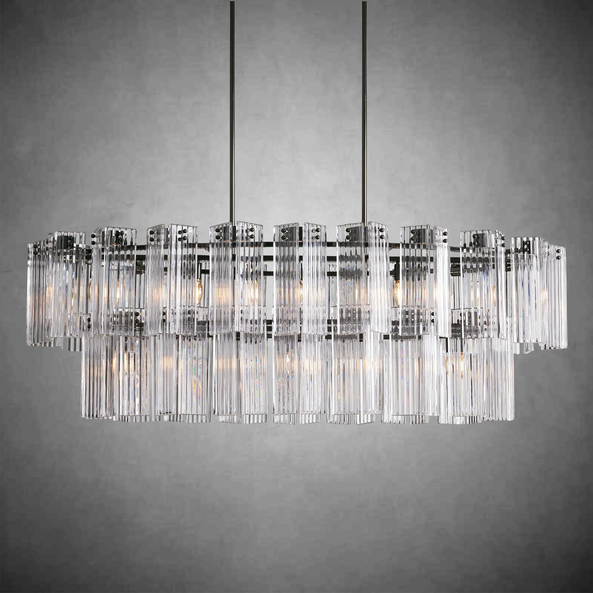 Delsie Oval Chandelier 51''63''72''